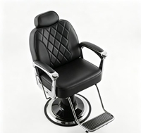 Chaise de salon de coiffure de style moderne, durable, pivotante à 360°, réglable en hauteur, fonctionnelle, minimaliste, pour salon de coiffure