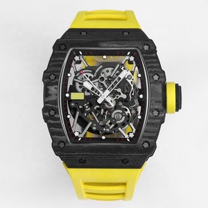 Orologio Meccanico Sportivo Casual da Uomo in Fibra di Carbonio NTPT Versione Alta 35-02, Orologio Tonneau Scheletrato alla Moda di Design - Product Image 1