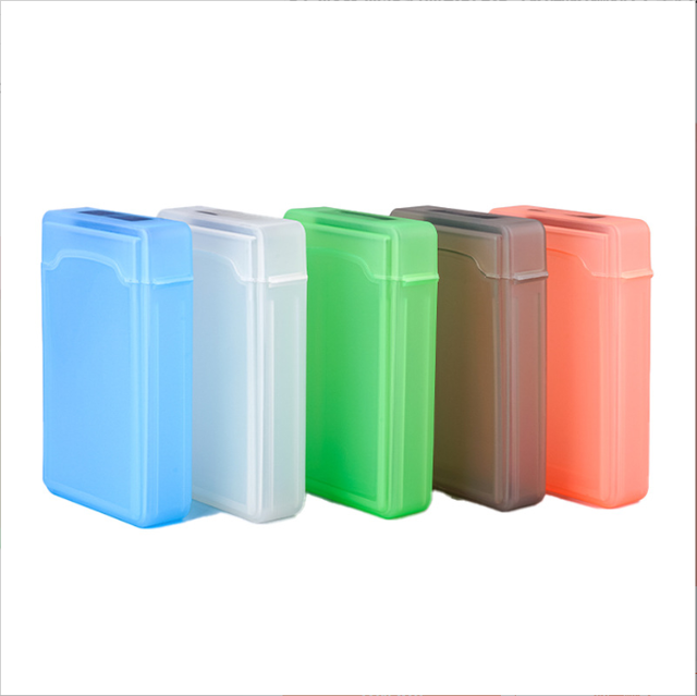 2.5 Inch IDE SATA HDD Hard Drive Disk Storage Box Case Cover Plastic HDD Hard Drive Case Shockproof HDD Enclosure Case