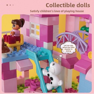 Children'<strong>s</strong> Toy Building <strong>Blocks</strong> Assembled Large Particle Multifunctional Intelligence Baby Brain 3 Princess Girl 4-6 Plastic - Product Image 2