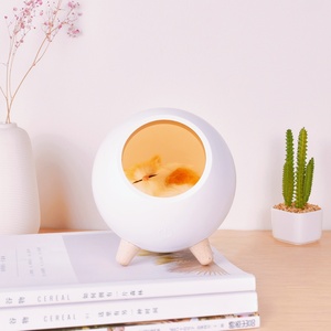 Sáng Tạo Loa Nhà Sinh Viên Đa Chức Năng Máy Tính Để Bàn Đèn Ban Đêm USB Phòng Ngủ Lampe Cổ Bằng Gỗ LED Có Thể Điều Chỉnh Bảng Đèn - Product Image 2