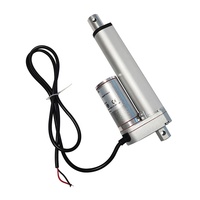 12V électrique Mini trappe actionneur linéaire 90KG levage poids 550mm course étanche brosse Commutation aimant Permanent Construction