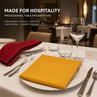 Serviettes de table carrées en jacquard 100 % coton, motif œil-de-perdrix, 20x20, 215 GSM, teintes unies, réutilisables, pour hôtels et restaurants, personnalisables en gros