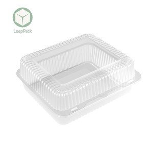 Einweg-Klarsicht-Kunststoff-Fast-Food-Behälter Transparente Rosin-Hamburger-Verpackungsbox für Salat und Brot zum Mitnehmen - Product Image 1