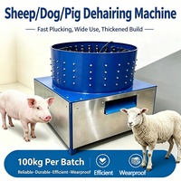 Machine à épiler les animaux, équipement d'abattage du bétail, dépeigneuse pour chèvres, moutons, vaches, élimination des poils des pattes, en acier inoxydable, moteur 5500W haute puissance