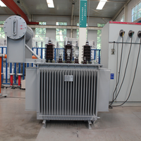 Transformateur de distribution triphasé immergé dans l'huile 1000 kVA 35/0,4 kV, ONAN, Dyn11, 50 Hz, bobinage en cuivre, commutateur de dérivation hors charge