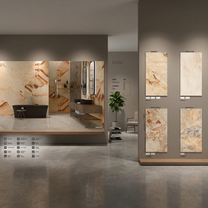 9mm Polished Glazed Sintered Stone Porcelain Slab Tiles For Luxury Kitchen And Bathroom Flooring - Product Image 4