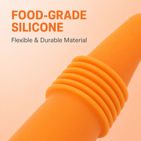 Bouchon de bouteille de vin en silicone de qualité alimentaire, anti-fuite, réutilisable, bouchon de boisson coloré, couvercle de bouteille pour la cuisine