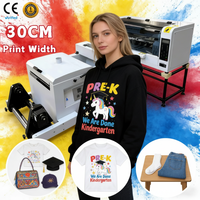 Nouvelle imprimante DTF automatique RC35 A3 avec table à vide et système d'agitation d'encre blanche pour la personnalisation de la production à grande échelle