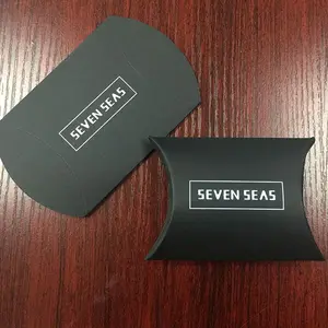 Custom logo luxury small pack packaging pillow box for accessories