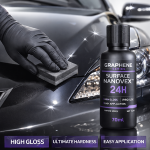 GRAPHONEX Nanovex 24H Revêtement céramique au graphène 60µm d'épaisseur Haute brillance Durabilité ultime (70ml) Fonction auto-réparatrice 10 ans - Product Image 6