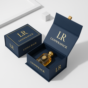 Lionwrapack biểu tượng tùy chỉnh sang trọng 30ml 50ml 100ml chai từ mỹ phẩm 2 mét thân thiện với môi giấy quà tặng bao bì nước hoa hộp - Product Image 2