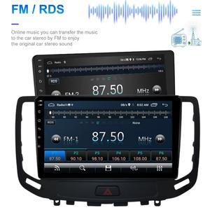 Reproductor de DVD con Radio para coche Android, pantalla táctil de 9 pulgadas, 1 Din, 2 Din, navegación estéreo para coche y GPS para Radio Infiniti G37 - Product Image 3