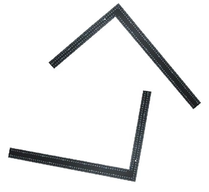 Règle carrée en acier robuste en forme de L de 12 pouces pour maçonnerie, angle de 90 degrés, précision de 0,5 mm, tailles ODM disponibles, pour tailleur - Vente en gros - Product Image 3