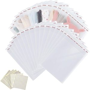 Bolsas de celofán resellables grandes de 12 x 16 pulgadas, 500 unidades, autosellables para empaquetar productos, bolsa de celofán autoadhesiva para - Product Image 1