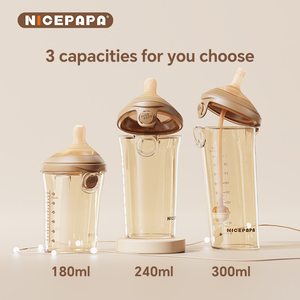 NICEPAPA <span class=keywords><strong>Biberon</strong></span> anti-colique en PPSU avec bouchon à clapet, sans BPA, design innovant, en promotion - Product Image 6