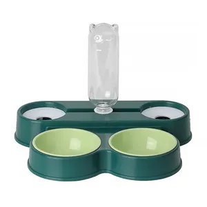 Manji Hochwertige Indoor Premium Tier Hund Katze Slow Water Food Dish Bowl Tragbare Haustier Katze Slow Feeder