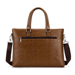 Sac fourre-tout de voyage d'affaires pour hommes, sac pour ordinateur portable 14 pouces, porte-documents en cuir PU - Product Image 3