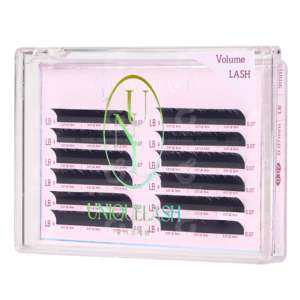 Extensions de cils de Volume noir mat Pro faites à la main 0.07mm C D CC Curl artiste de cils coréen ventilateur facile auto-éventail - Product Image 2