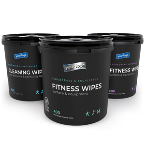 Biokleen <span class=keywords><strong>OEM</strong></span> Fabricante 400ct Plant Based Fitness Toalhetes Ginásio Equipamento Antibacteriano Toalhetes - Product Image 1