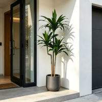Vente en gros usine : Plante artificielle de lotus en fer pour intérieur et extérieur, maison, bureau, mariage, décoration paysagère écologique