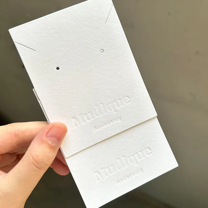 Toptan özel popüler baskılı moda Logo tutucu kağıt takı bakım talimatları kolye küpe kart ambalaj