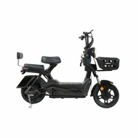 Vélos électriques de banlieue intégrés pour adultes, longue autonomie, moteur arrière, batterie au plomb-acide et cadre en acier inoxydable