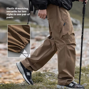 Deportes al aire libre Hombres Repelente al agua A prueba de viento Tres pruebas Trekking Pantalones de moda Montañismo Bolsillos grandes Pantalones de carga - Product Image 2