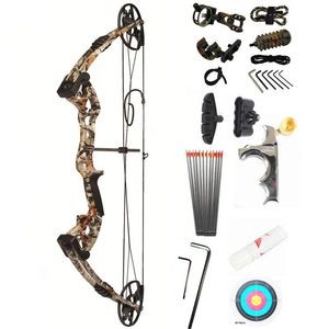 JWM-125 Chine Arc à poulies de chasse de haute qualité Ensemble complet d'équipement de tir à l'arc Kit d'arc à poulies - Product Image 1