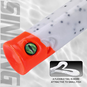 <span class=keywords><strong>Leurre</strong></span> souple en silicone à double queue lumineuse Hunthouse, 3 pièces/lot, 145 mm, 21,7 g, <span class=keywords><strong>leurre</strong></span> de pêche en <span class=keywords><strong>eau</strong></span> <span class=keywords><strong>douce</strong></span>, brochet, rivières, lacs - Product Image 4