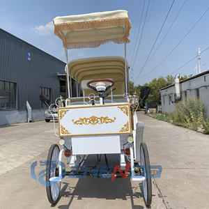 Wedding Occasion Horse Carriage Sightseeing Vehicle Cheap Price Carriage Special Transportation Vehicle Customized Seats Awning - Product Image 3