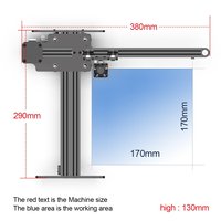 NEJE — Master 2 pour graveur au Laser de bureau, Machine de découpe, routeur CNC, application de contrôle sans fil, 20W