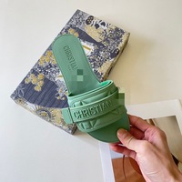 The Most Popular Casual Letter Embroidery Velcro with a Single Word for Wearing Flat Slippers, Fashionable and Versatile