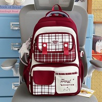 Sac à dos d'étudiant de style japonais léger et de grande capacité, OEM/ODM, pour les voyages, le collège, les activités de plein air, pour filles et garçons, polyvalent