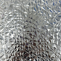 Película Autoadhesiva de PET con Diseño de Ondas de Agua, Espejo Metálico, Impermeable, Adhesivos 3D para Pared, Papel Tapiz para Techo y Fondo de Pared