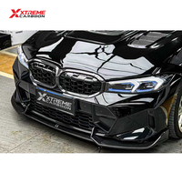 XTREME Spoiler d'air inférieur en fibre de carbone sèche style AD pour pare-chocs avant BMW G20 G21 320i 330i M340i 2023-2027