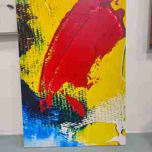 Quadro su Tela con Stampa UV, Arte Astratta con Natura Morta ad <span class=keywords><strong>Acquerello</strong></span>, Prezzo Conveniente, Originale - Product Image 4