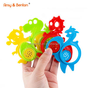 Kit di disegno artistico a spirale dinosauro a forma di spirale spirografo Stencil in plastica modello di disegno righello per bambini - Product Image 2