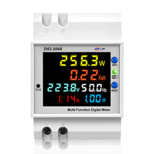 Medidor de Voltaje y Amperaje Monofásico JIUJI D52-2066 para Riel DIN, Multímetro Digital, Contador de Energía Eléctrica 40-300V AC 100A - Product Image 6