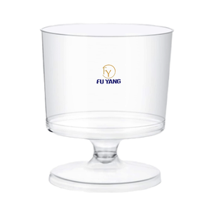 Bicchieri di Plastica Monouso per Pizza Fuyang High Foot, Parete Singola 100ml <span class=keywords><strong>FY</strong></span>--390 Senza Stampa PP Guangdong Birra - Product Image 1