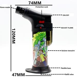 Encendedores de Antorcha a Prueba de Viento con Llama Potente, Recargables, con Logotipo Personalizado - Product Image 2