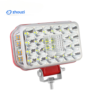 5-inch vuông nhôm Led Spotlight 32 LED 96W Trắng/Vàng Kép Màu 4000lm siêu sáng off-road xe mái ánh sáng làm việc - Product Image 3