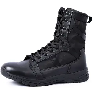 YAKEDA Wholesale Ankle Hiking Boot Leather Top Layer Cowhide Non-slip Operator Tactical Combat Boots