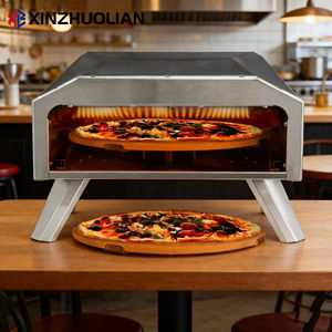 Horno de <span class=keywords><strong>Pizza</strong></span> Portátil a Gas de 12 Pulgadas con Puerta Corredera y Bandeja Recolectora de Migas Extraíble, Uso Comercial, 2000W, Acero Inoxidable, ¡Oferta! - Product Image 1
