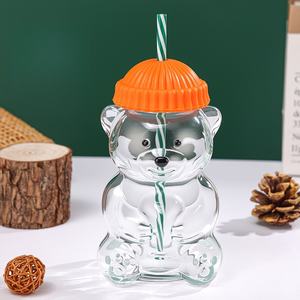 <span class=keywords><strong>Gobelet</strong></span> en verre <span class=keywords><strong>Starbuck</strong></span> Teddy Bear créatif, style Ins, prix bas, 20 OZ, 600 ml - Product Image 2