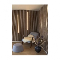 Panneaux acoustiques insonorisants de studio insonorisés à latte murale décorative à haute densité