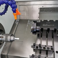 Mini máquina de torno CNC de precisión de China, torneado de cama inclinada pequeña para torno de tipo suizo, Mini centro de torneado
