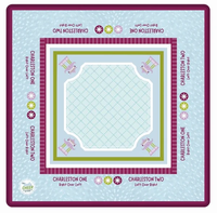 Tapis de Mahjong en Néoprène aux Teintes Bleues avec Motifs Étoiles et Cercles pour Mahjong Américain Standard, Idéal pour les Fêtes à Domicile et les Soirées Jeux