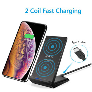 Nouvelle technologie de <span class=keywords><strong>chargeur</strong></span> <span class=keywords><strong>sans</strong></span> <span class=keywords><strong>fil</strong></span> rapide 10W avec port Type C, support de téléphone <span class=keywords><strong>portable</strong></span> pliable et <span class=keywords><strong>portable</strong></span> - Product Image 2