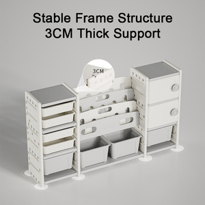 Tủ trẻ em, giá sách trẻ em, bộ đồ nội thất, đồ chơi, hộp đựng đồ nhựa cho thiếu niên, hộp quần áo, phòng ngủ trẻ sơ sinh, đồ dùng tổ chức lớp mẫu giáo - Product Image 2